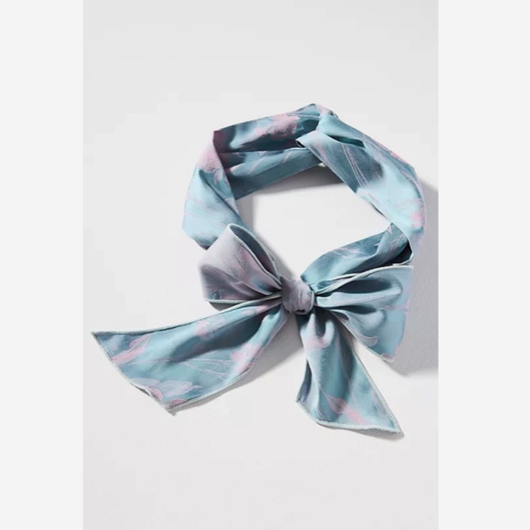 NWT ANTHROPOLOGIE FLORAL TIE-BACK HEADBAND - Picture 1 of 1